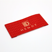 Apparel Accessories Garment Clothing Red Woven Labels